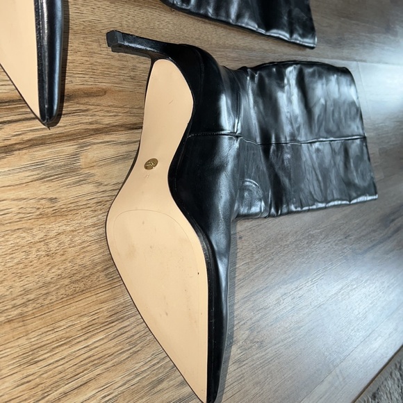 NEW! Zara Heeled Leather Knee Boots - Picture 9 of 14